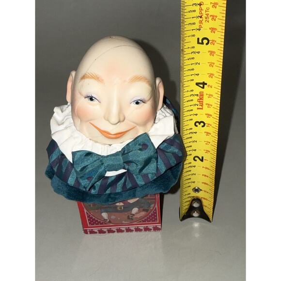 RARE Miniature Enesco Humpty Dumpty In-A-box Kitschy Vintage Read! - Picture 11 of 12